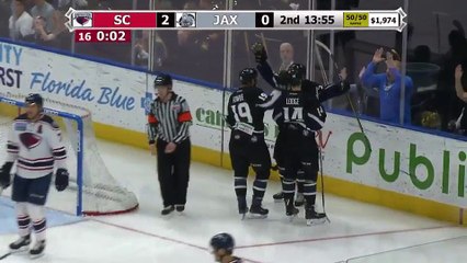 ECHL South Carolina Stingrays 3 at Jacksonville Icemen 1