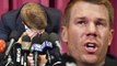 David Warner breaks down in front of media as he apologises for ball tampering