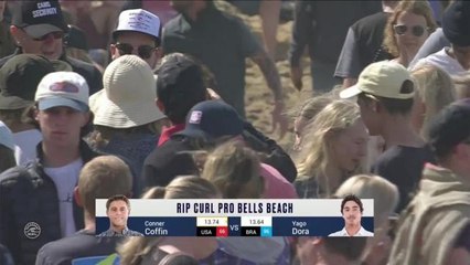Adrénaline - Surf : Rip Curl Pro Bells Beach, Men's Championship Tour - Round 2 heat 8