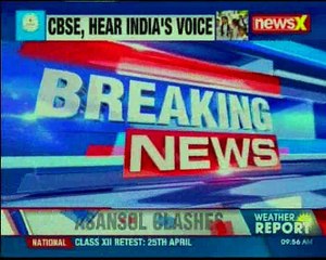 CBSE paper leak Students stage protests outside CBSE office