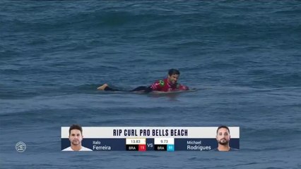 Adrénaline - Surf : Rip Curl Pro Bells Beach, Men's Championship Tour - Round 2 heat 10