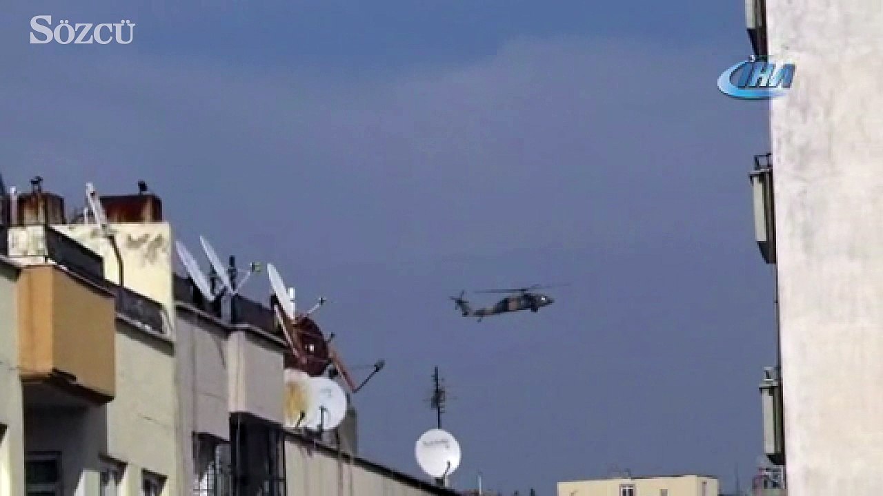 Kilis’te helikopter hareketliliği