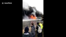 Fire breaks out on Stansted Airport shuttle bus
