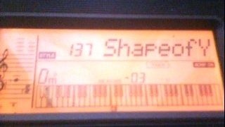 Ed Sheeran - Shape Of You - Chords  keyboard cover