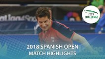 2018 Spanish Open Highlights I Robert Gardos vs Tsai Chun Yu (R32)
