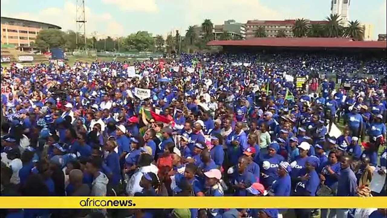 South Africa's Freedom Day protest held against Zuma