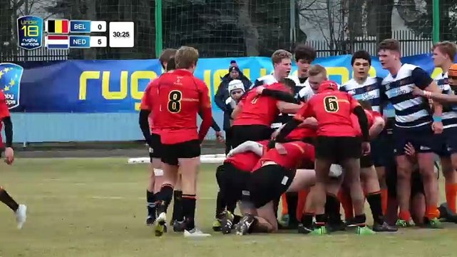 REPLAY BELGIUM / NETHERLANDS - RUGBY EUROPE U18 EUROPEAN CHAMPIONSHIPS 2018