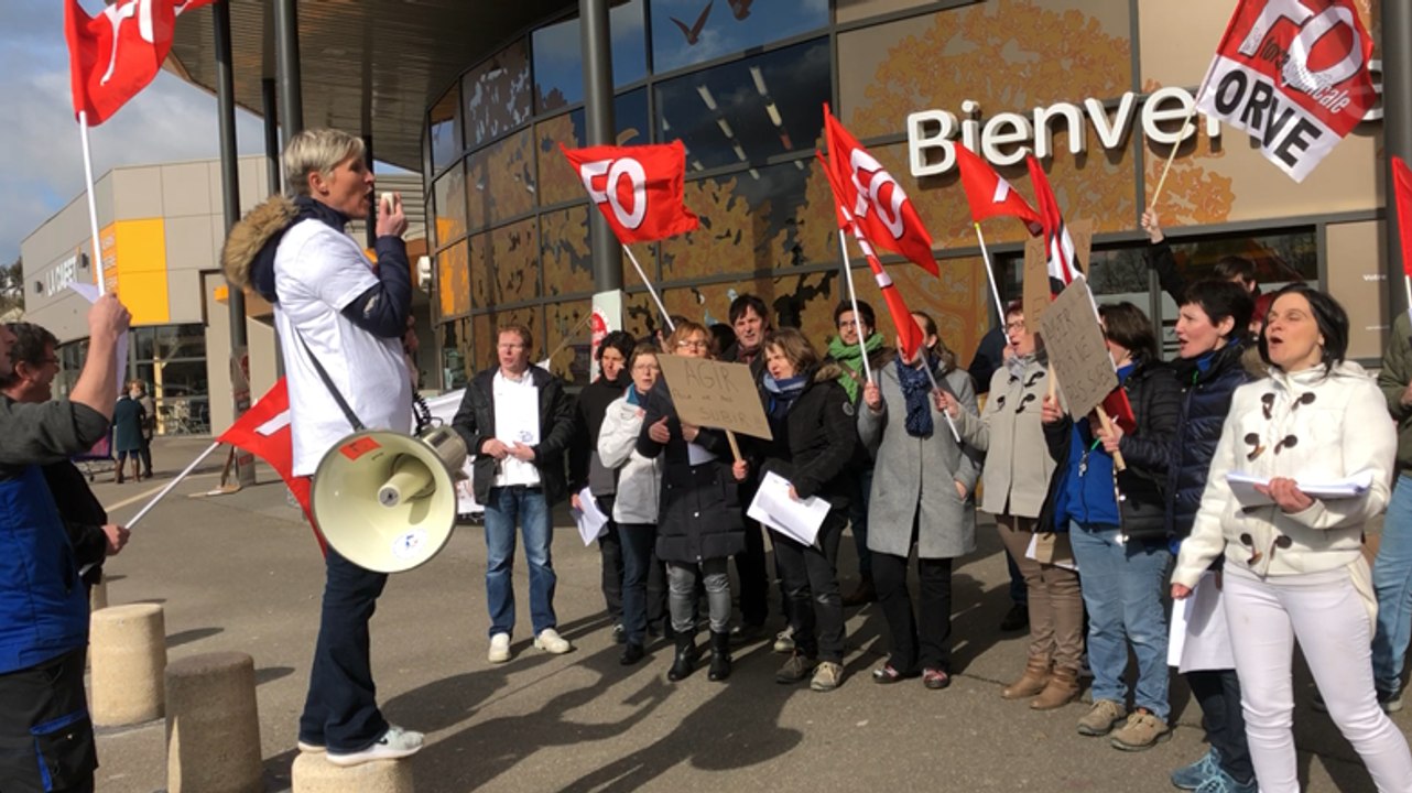 Mobilisation des salariés de Carrefour