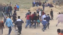 Luto en los territorios palestinos tras la masacre en Gaza