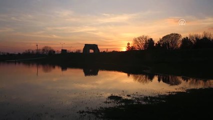 Edirne Ufkunda Kızılın Bin Bir Tonu