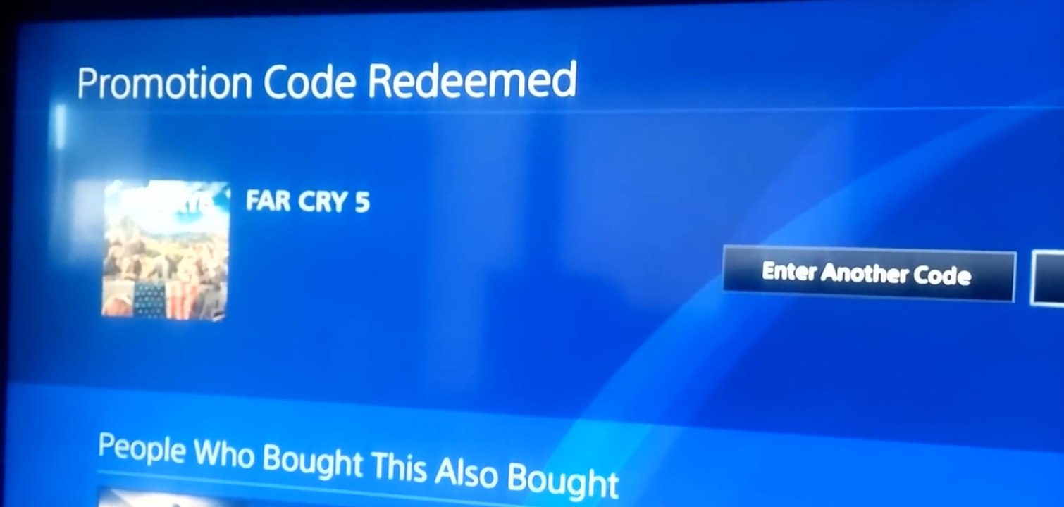 Far Cry 5 Redeem Code XboxOne - PS4
