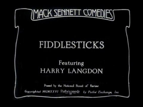 Harry Langodon: Fiddlesticks (1927)