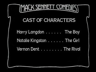 Harry Langdon: Remember When ? (1925)