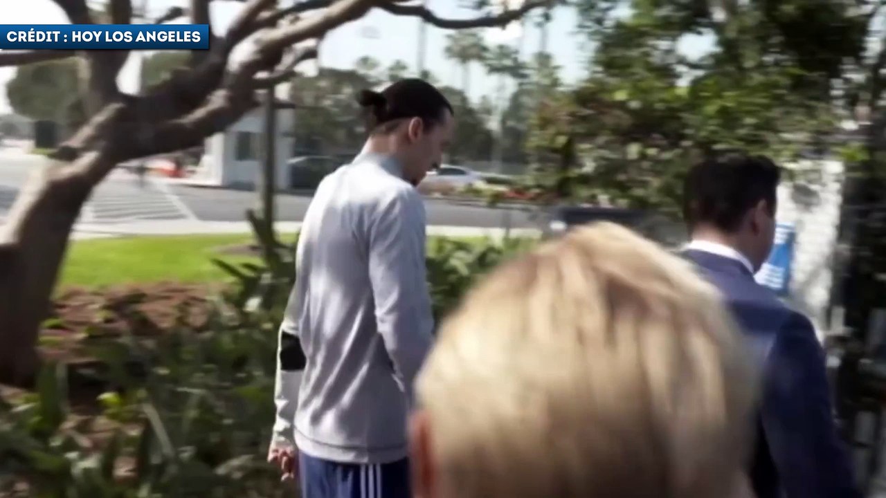Le premier entraînement d'Ibrahimovic avec Los Angeles Galaxy