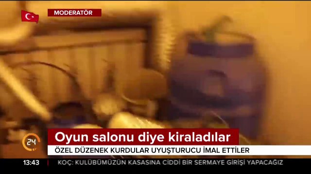Oyun salonu diye kiraladılar, uyuşturucu imalathanesine çevirdiler