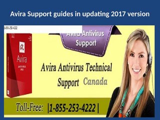 Avira Support guides in updating 2017 version