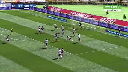 Erick Pulgar Goal HD - Bologna	1-0	AS Roma 31.03.2018