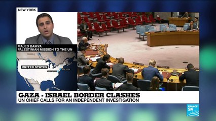 Majed Bamya from Palestinian mission to UN