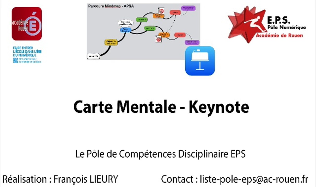 PDC - Comment réaliser une carte mentale avec Keynote (Version sans avance rapide)