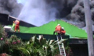 Pabrik Rambut Palsu di Cilincing Terbakar
