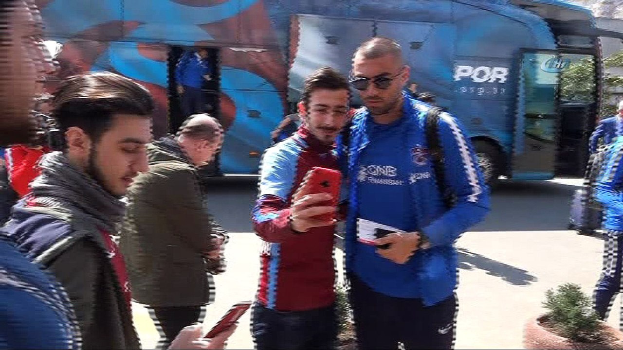 Trabzonspor, Galatasaray maçı için İstanbul’a gitti