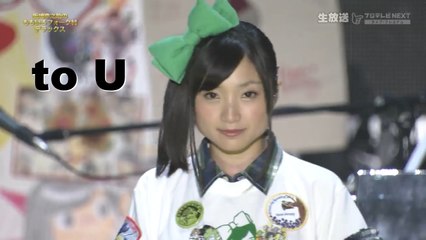 150805 Momoka Ariyasu & Hinata Kashiwagi "to U"