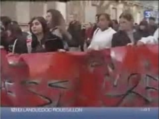 Mobilisation contre la LRU à Montpellier