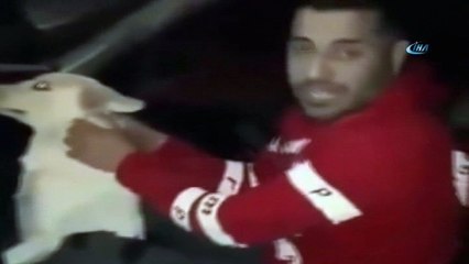 Köpeği vahşice yumruklayanlar tutuklandı