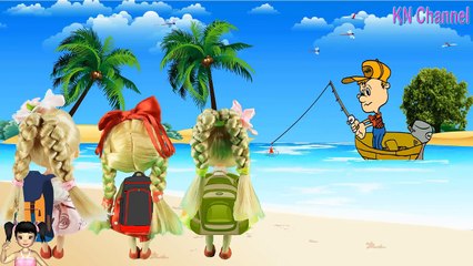 [ALIBABA KIDS] - BÚP BÊ KN Channel GIẢI CỨU RÙA CON TỘI NGHIỆP - CÂU CÁ TRÊN BIỂN Fishing game