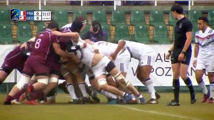 REPLAY FRANCE / GEORGIA - RUGBY EUROPE U18 EUROPEAN CHAMPIONSHIPS 2018