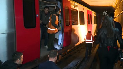 Ankara metrosunda kaza