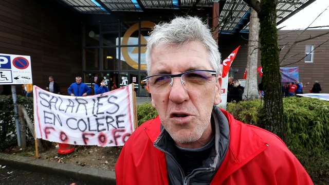 Grève dans les magasins Carrefour de l'agglomération de Chambéry