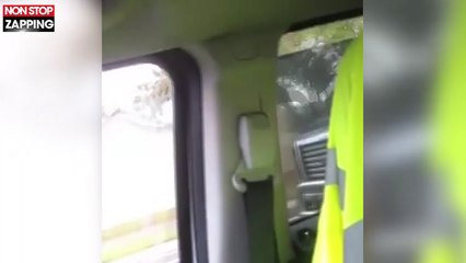 Ce conducteur furieux n'aurait pas du faire le malin en dépassant une voiture (vidéo)