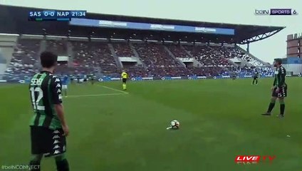 Matteo Politano Goal HD - Sassuolo	1-0	Napoli 31.03.2018