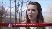 Two Hospitalized After Deck Collapses During House Party