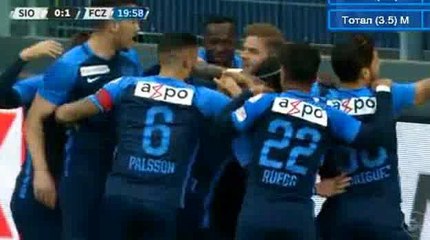 Toni Domgjoni Goal - Sion 0-1 Zurich 31-03-2018