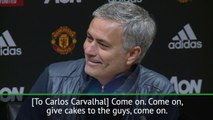 Mourinho invites Carvalhal in midway through press conference