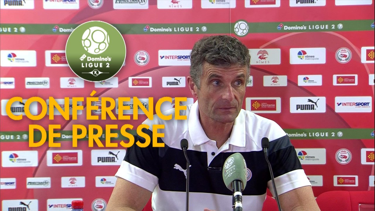 Conférence de presse Nîmes Olympique - Valenciennes FC (1-0) : Bernard BLAQUART (NIMES) - Réginald RAY (VAFC) - 2017/2018