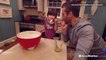 Adorable 4-year-old teaches how to make snow ice cream