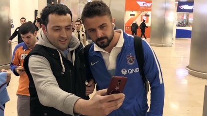 Trabzonspor kafilesi İstanbul'a geldi