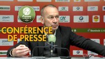 Conférence de presse US Orléans - Stade Brestois 29 (1-1) : Didier OLLE-NICOLLE (USO) - Jean-Marc FURLAN (BREST) - 2017/2018