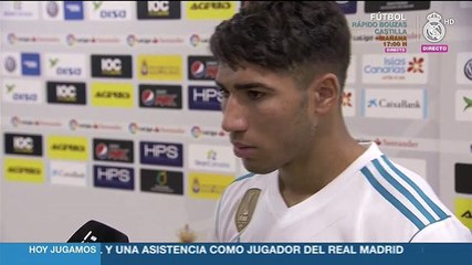 Achraf: "Veníamos preparados para estos partidos"