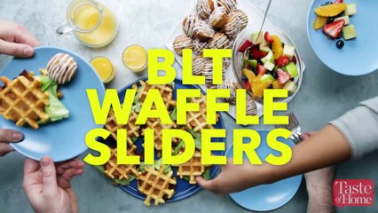 BLT Waffle Sliders