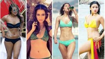 Hot Bollywood celebs bikini show