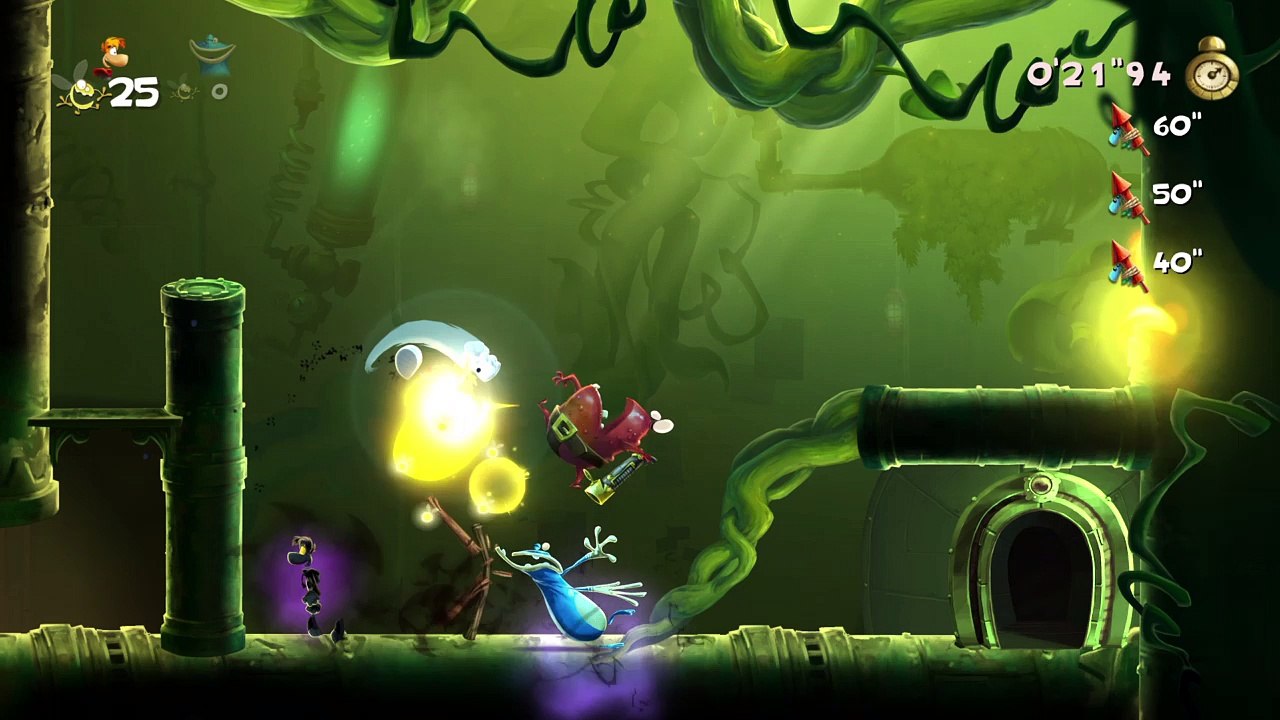Rayman y globlox jugando con rayman oscuro parte 2