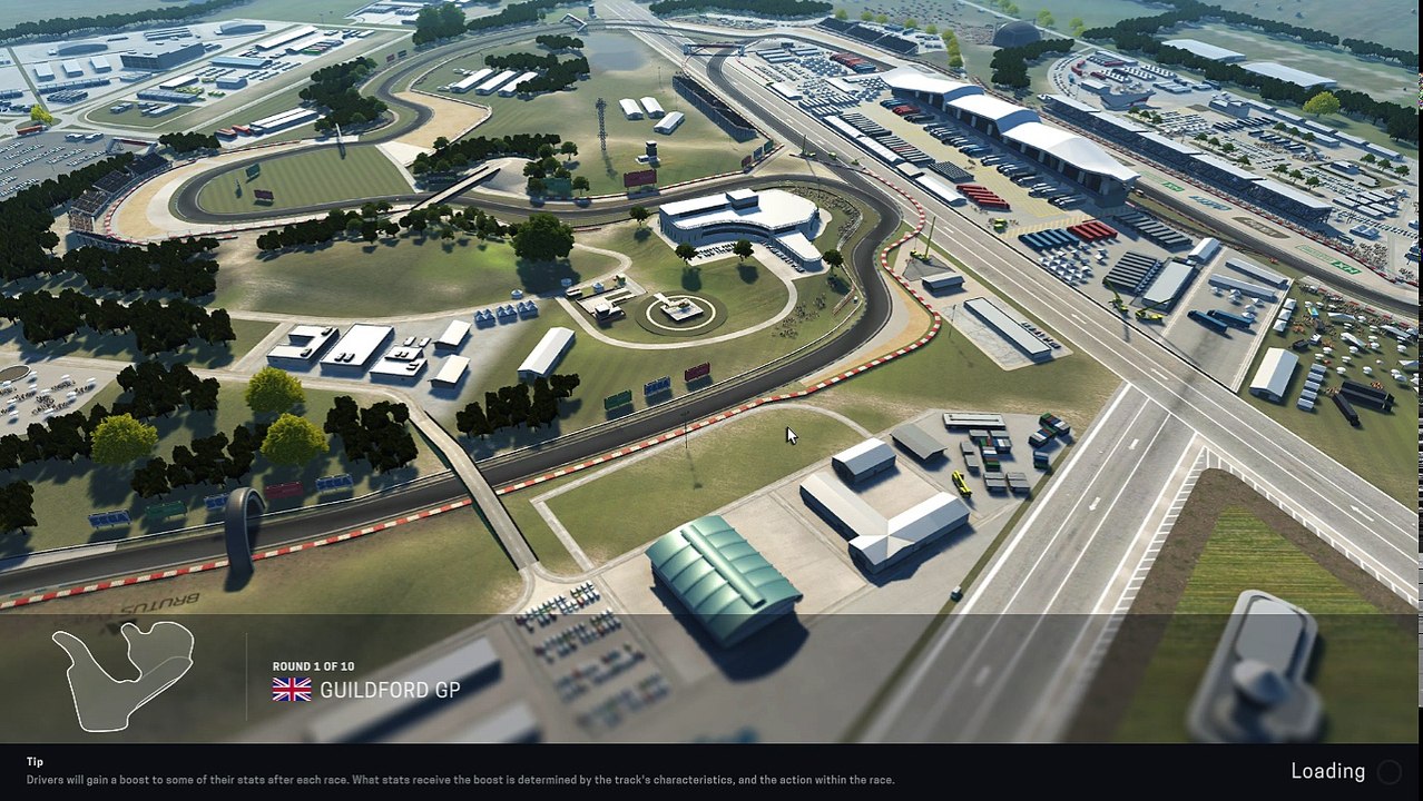 Motorsport Manager (89 database) - season 1 race 1