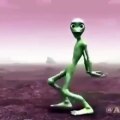 رقصة الكائن الفضائي الاروع - Space dance