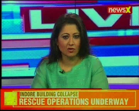 Indore: 4-storey hotel building collapses trapping people; rescue operations underway