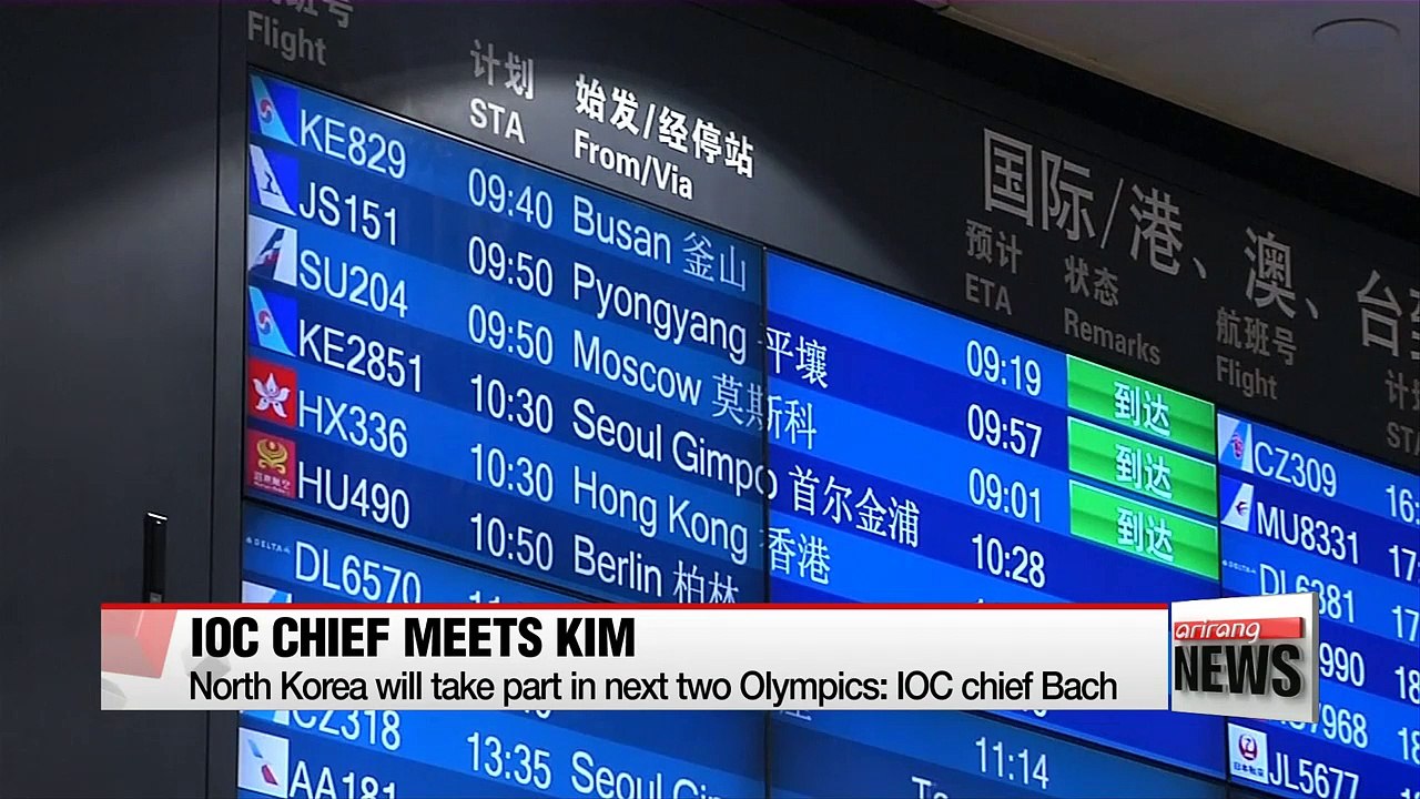 North Korea will take part in next two Olympics: IOC chief Bach