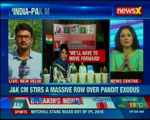 Pandits are an essential part of Kashmir, says J&K Chief Minister Mehbooba Mufti